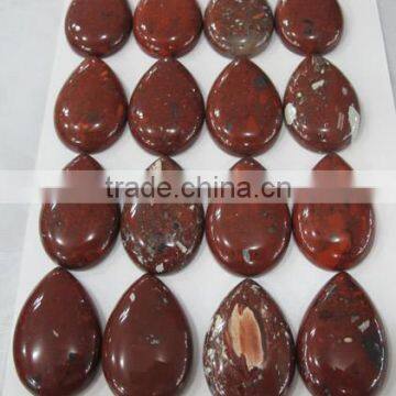 Red Gemstone Beads and Cabochons-Red Jasper 18*25mm tear drop cabochon for necklace pendant and ring making-semi precious stones