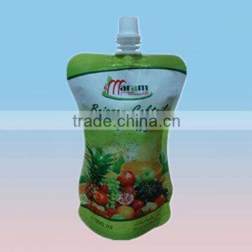 Fruit Juice Drink Botton Gusset Spout Beverage Bag                        
                                                Quality Choice