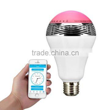 RGBW Smart Bluetooth LED Light Bulb Speaker