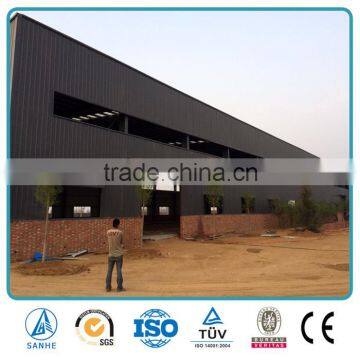 Long span steel structure workshop