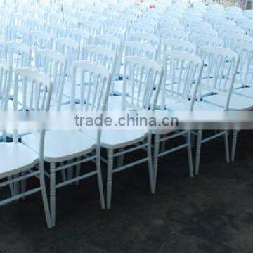 white resin wedding napoleon chair from China factory