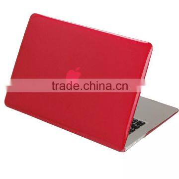 New Fashion Rubber Coating Plastic Smart Cover Case for Macbook air 13 Inch