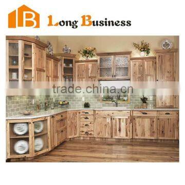 LB-JL1224 Solid wood commercial kitchen cabinet, free kitchen design