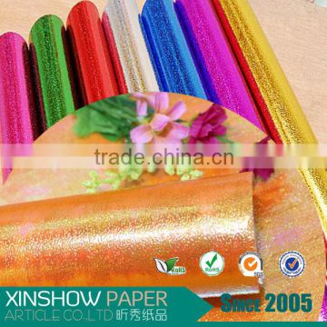 Flower wrapping waterproof rainbow paper