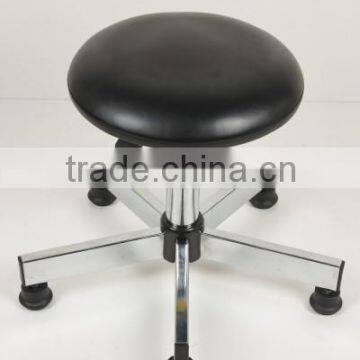 dental stool cleantoom stool lab stool round leather stool