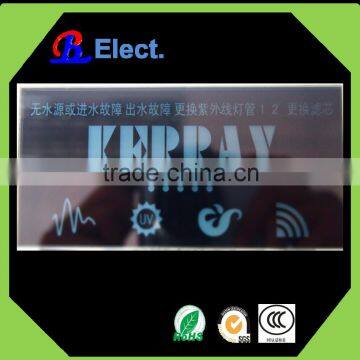 negative segment character solar water heater lcd display,practical TN,white backlight, transmissive