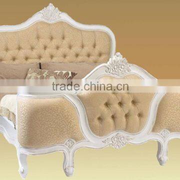 French Louis Style Upholstered Bed