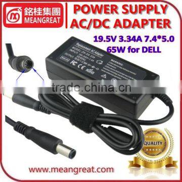 Factory Sale 19.5V 3.34A AC Adapter for Dell PA-12 Charger CE ROHS FCC certified