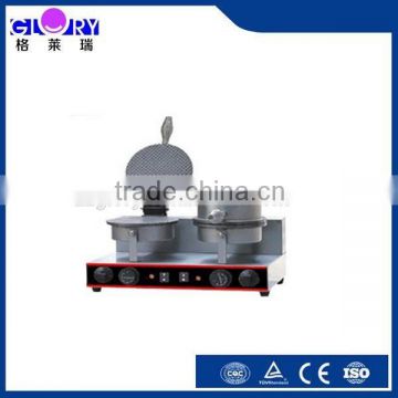 High quality stainless steel commercial double heads waffle machine for sale