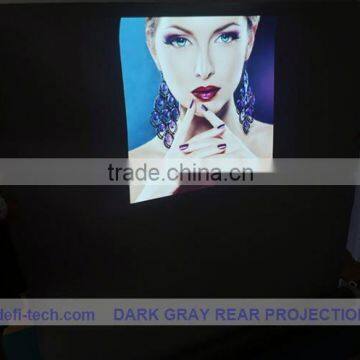 Clear and bright image quality, Rear projection foil window display