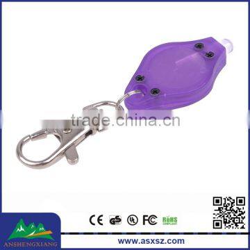 Cheap Wholesale Customized Promotion LED Flashing Keychain For Pet Losting