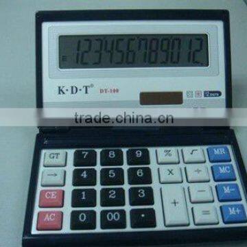 12 digits scientific foldable design calculator DT-100