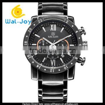 WJ-5501S Factory Direct Luxury High-grade Water Resistant Multifunction Megir Watch photo-3