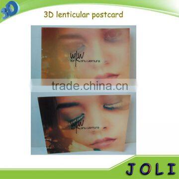 3D Lenticular Plastic Card Postcard