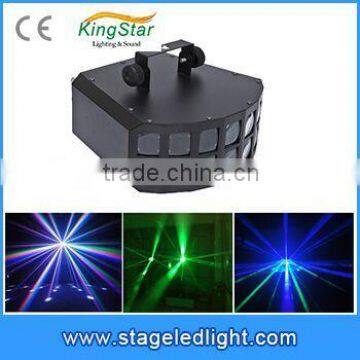 2015 Stage LED RGBW Double-deck Butterfly Effect Beam Lighting Fixture for Show,KTV,Club,Party