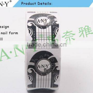 ANY Crystal Beauty Nails Design 500PCS per Roll Paper Nail Form Fish Shape photo-3
