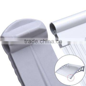 DIY manual install plastic/Aluminum metal awning fittings for windows and doors