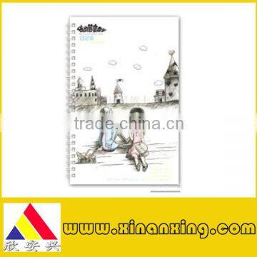 80 white pages notebook made in china