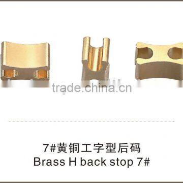 Brass H Bottom Stopper No.7 zipper garment accessories