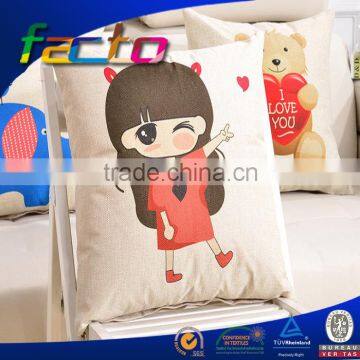 Hot sell machine washable retail digital printing pillow case