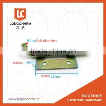 Butterfly Straight Barrel Bolt With Loop Security Door Closer Zinc -plated/galvanized photo-2