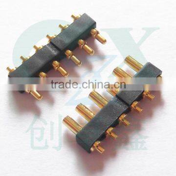 6pin connector female male connector pitch 2.54mm pogo pin connector