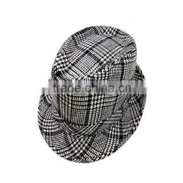 Wholesale fashion woolen cloth fedora hats