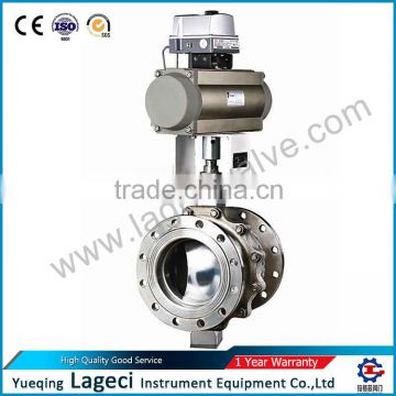 PSJR-TD Series Pneumatic Double Acting O-Type Regulating Ball valve