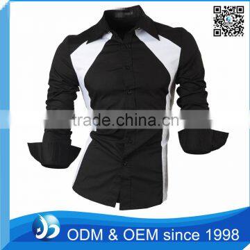 Custom Blank Poplin Shirt Slim Fit for Man