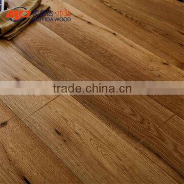 Engineered Oak 180mm x 14-3mm Brushed and Natural Oiled Wood Flooring