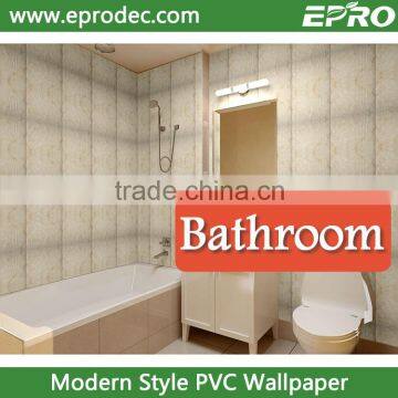 Popular bathroom gold glitter wallpaper