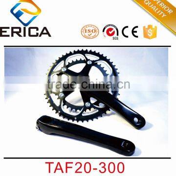 Road Bike Crankset High Quality Light Weight Forged Alloy Crankarm 53/39T CNC Edge Racing Bike Crankset