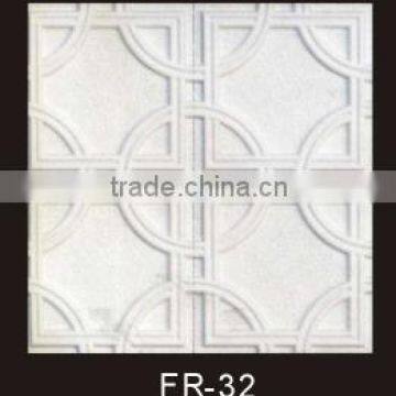 FR32 PU wall plaques/wall roof trimps/Decorative PU moulding