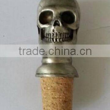 Metal Skull Bottle Stopper photo-2