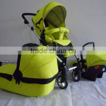 2015 travlling stroller 3 in 1 wtih big carrycto and carseat fit for your baby travelling,pass en1888 cert wtih 3 position seat