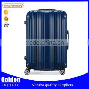 ABS PC aluminum trolley travel luggage new luggage fashion cabin size travel abs hard shell luggage