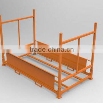 metal foldable stacking rack truck tire rack