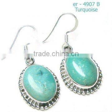 925 sterling silver tibetan turquoise fashion silver jewellery