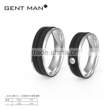 fashion simple western style women men's weddong ring