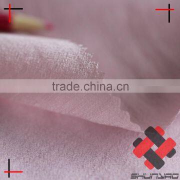 20DX80S polyester spun organza fabric rigid stiff chiffon for fashion dress