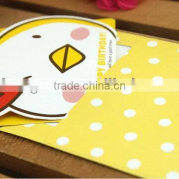 2014 top sale customized mini greeting card