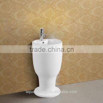 Floor Stand Pedestal Basin for Public Lavatory
