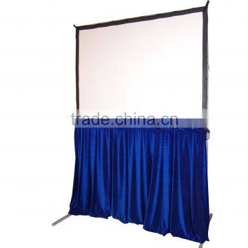 Portable Fast Fold Projection Screen with valance