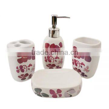 Bathroom soap dispenser sets of CERAMIC