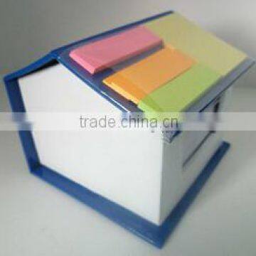 Stationery Set House Shaped Holder Loose Sheet Memo Pad photo-4