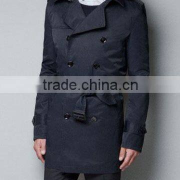 2014 design 100% wool mens pea coat