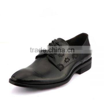 Guangzhou shoe manufacturers high end cow leather lace-up job business men office shoes