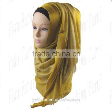 Wholesale Glitter Lurex Hijabs Viscose Scarves Muslim Women Pashmina Shawl Scarf photo-3