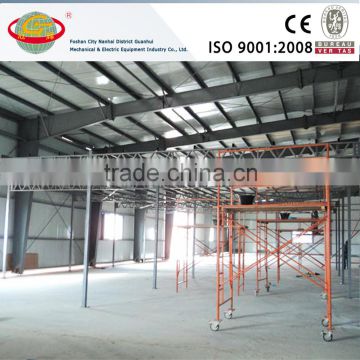 Galvanized C purlin steel structure fabricated warehouse