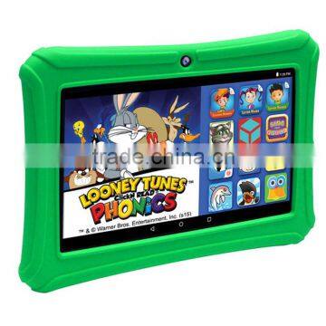 Custom kid shock proof silicon kids 7 inch tablet case, silicone case for 7" Click N kids tablet